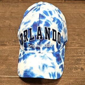 New Robin Ruth Orlando Original 1885 Blue and White Tie-Dye Cap - Unisex